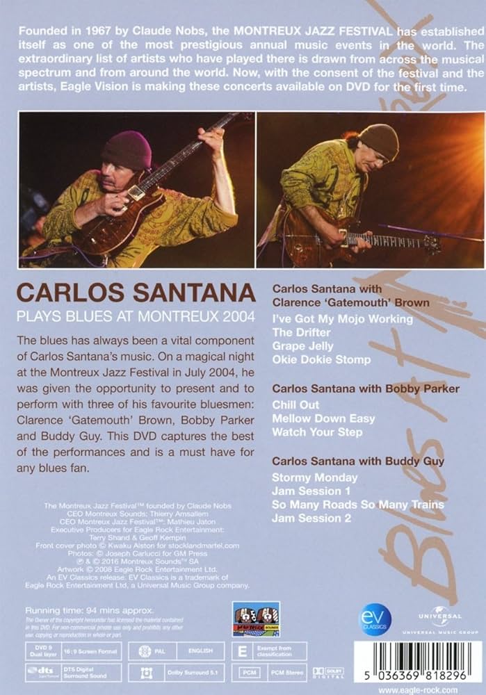 Amazon.co.jp: Carlos Santana Plays Blues At Montreux 2004